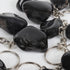 Llavero de piedra Turmalina negra paquete de 25 piezas