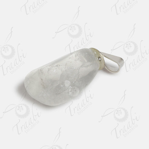 Pendiente de piedra Cuarzo Cristalino paquete de 25 piezas