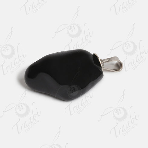 Pendiente de piedra Turmalina negra paquete de 25 piezas