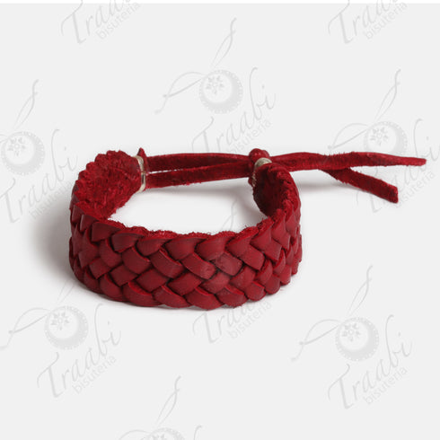 Pulsera de gamuza