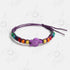 Pulsera tortuga tejida de hilo Mix