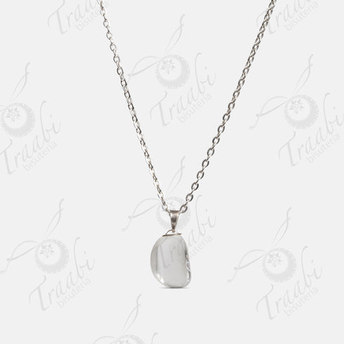 Pendiente de piedra Cuarzo Cristalino paquete de 25 piezas