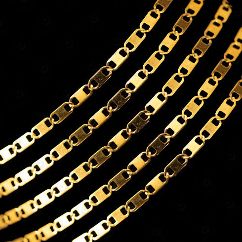 Cadena de acero 50m por rollo modelo n°5