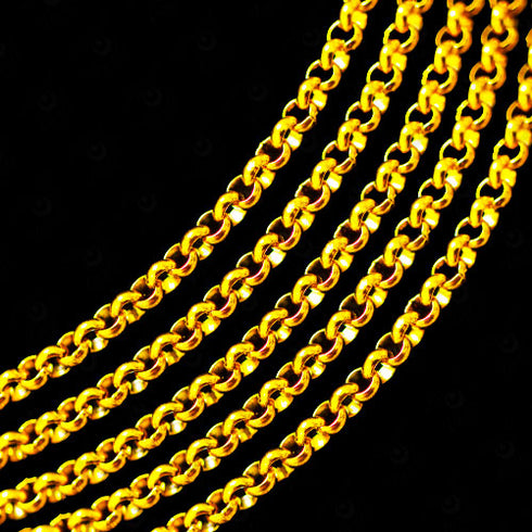 Cadena de acero 50m por rollo modelo n°23