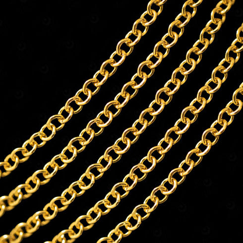 Cadena de acero 50m por rollo modelo n°26