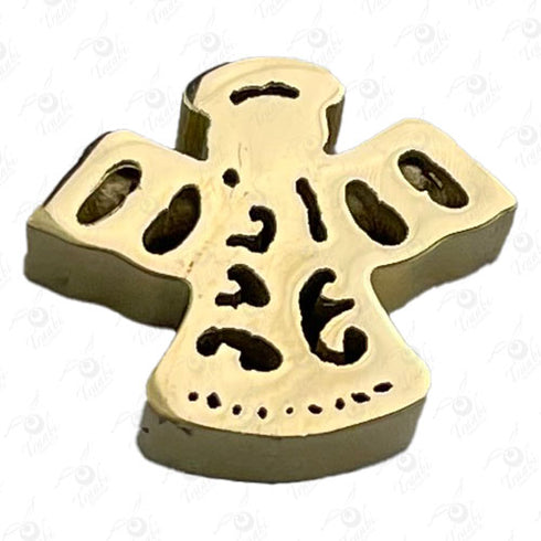 Dije de acero de Ángel grueso 10 unidades por pieza