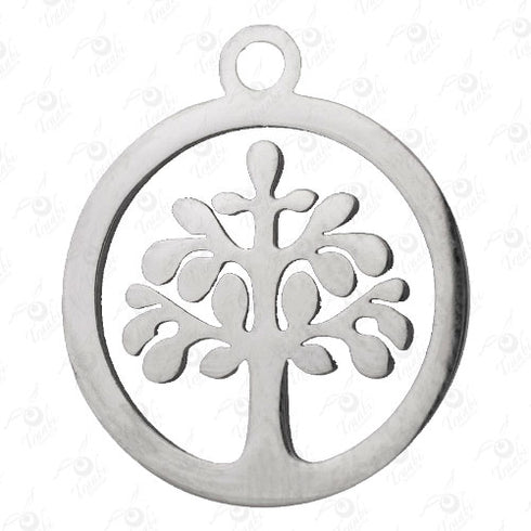 Dije de acero de árbol 10 unidades por pieza modelo n°3