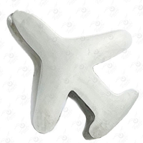 Dije de acero de avión 10 unidades por pieza modelo n°2