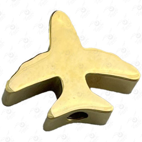 Dije de acero de avión 10 unidades por pieza modelo n°2