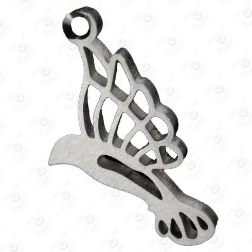 Dije de acero de colibrí 10 unidades por pieza