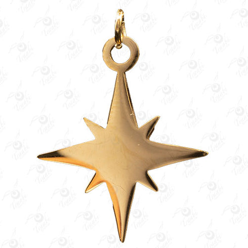 Dije de acero de estrella 10 unidades por pieza modelo n°2