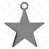 Dije de acero de estrella 10 unidades por pieza modelo n°3