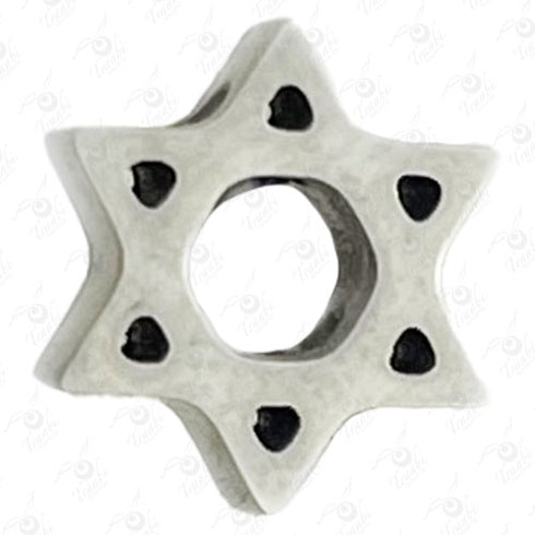 Dije de acero de estrella 10 unidades por pieza modelo n°6