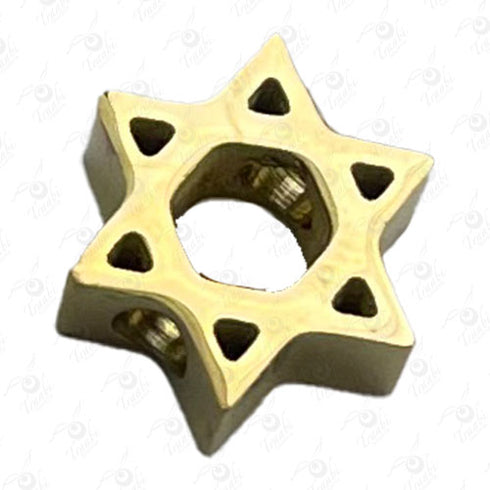 Dije de acero de estrella 10 unidades por pieza modelo n°6