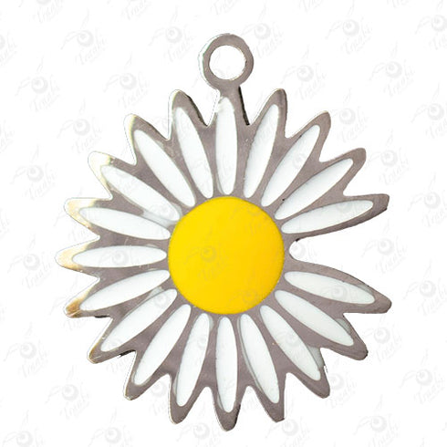 Dije de acero de girasol 10 unidades por pieza