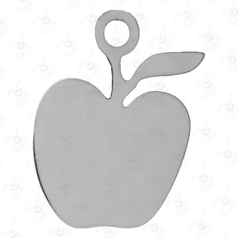Dije de acero de manzana 10 unidades por pieza