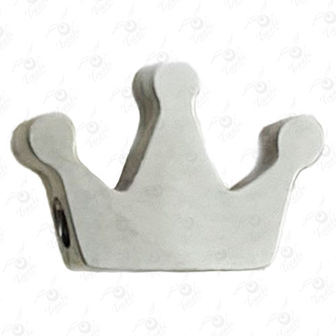 Dije de acero de corona 10 unidades por pieza modelo n°2