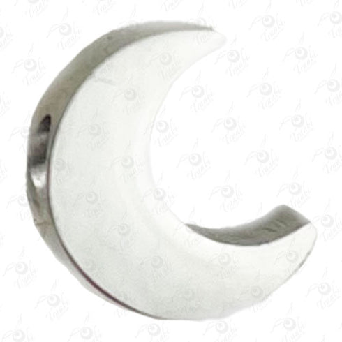Dije de acero de luna 10 unidades por pieza
