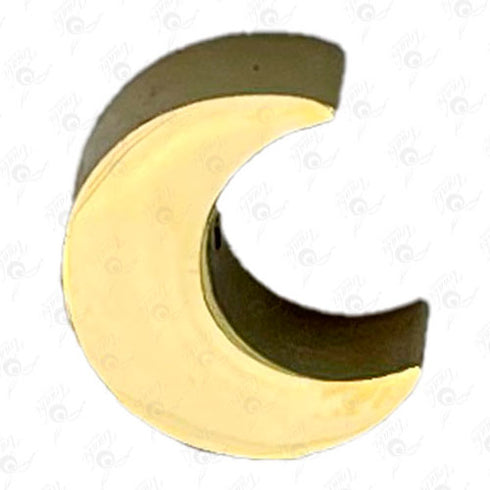 Dije de acero de luna 10 unidades por pieza