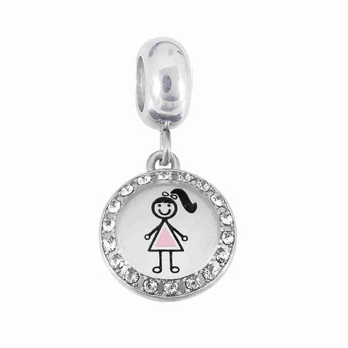 Pendentif en acier modèle n° 240710050 1 pièce