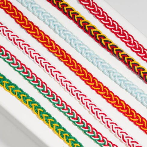 World Team Edition Fabric Bracelet BRAID (Pack of one dozen)