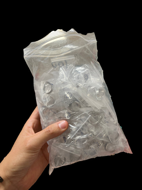 Anillo de acero 100 unidades por pieza