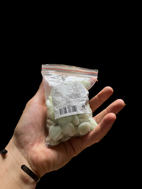 DIJE DE VIDRIO de CORAZON 100u / pza