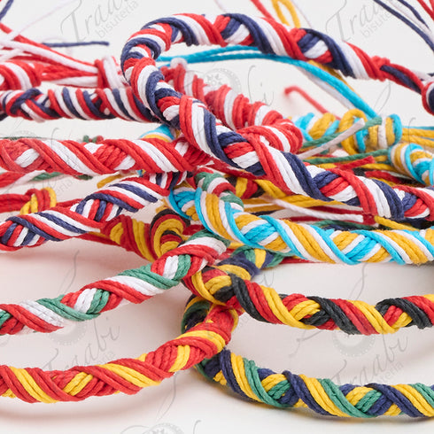 World Team Edition Fabric ROUND Wristband (Pack of one dozen)