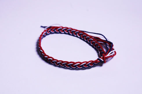 World Team Edition Fabric Bracelet BRAID (Pack of one dozen)