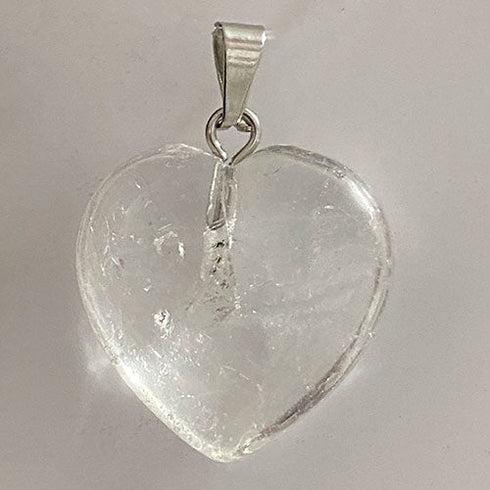 DIJE DE VIDRIO de CORAZON 100u / pza