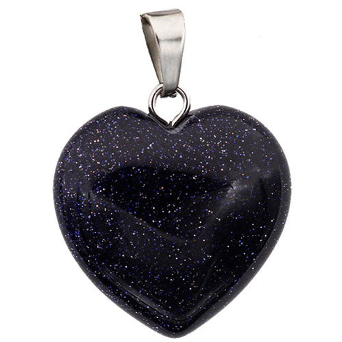 DIJE DE VIDRIO de CORAZON 100u / pza