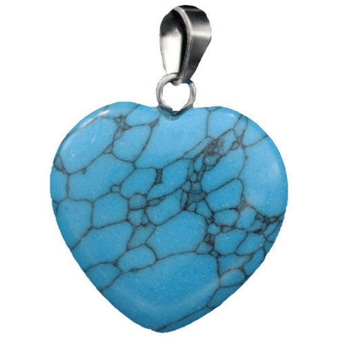 DIJE DE VIDRIO de CORAZON 100u / pza